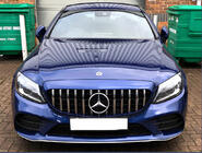 Mercedes C-class W205 2014-2021 Front Grille Panamericana GT (for Avantgarde/AMG-Line/C43 AMG) photo 2