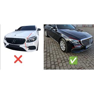 Front Grille Diamond (for Classic and Exclusive, 2016-2019) Mercedes E-сlass W213 2016-2023 photo 4