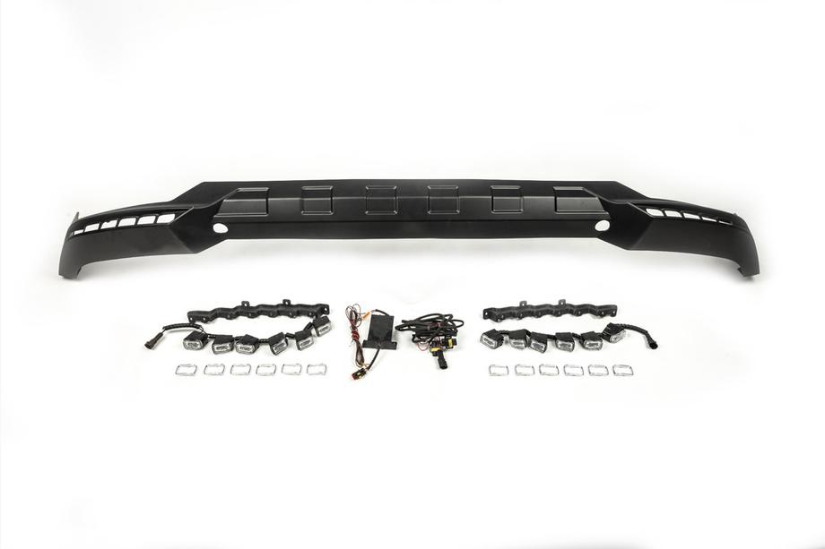 Mercedes G class W463 1990-2018 BRBS Front Bumper Lip Spoiler with LED Photo 5