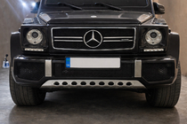 Mercedes G class W463 1990-2018 Front Bumper Guard Stainless Steel photo 3