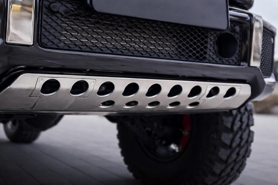Mercedes G class W463 1990-2018 Front Bumper Guard Stainless Steel Image