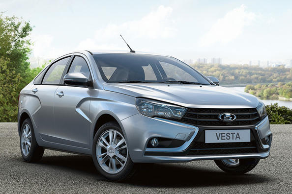 Overview of sedan Lada Vesta Photo 4