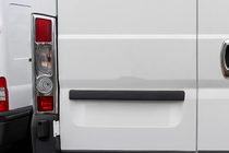 Fiat Ducato 2006-2025 Chrome Tail Light Covers straight (2006-2014, 2 pcs, stainless steel) photo 1