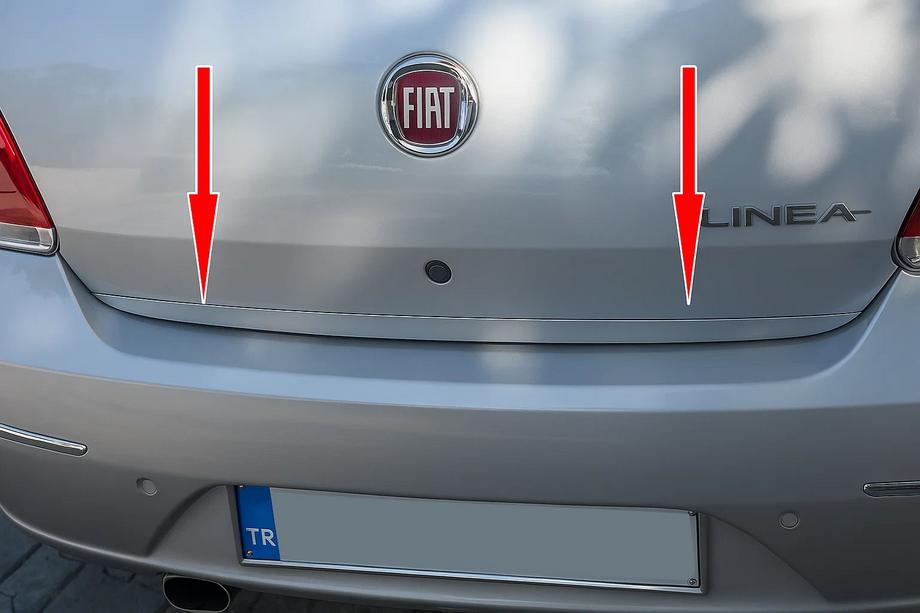 Fiat Linea 2006-2018 Trunk Trim Stainless Steel Image