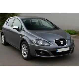 Chrome mirror covers (2005-2010, 2 pcs, stainless steel) Seat Leon 2005-2012 photo 1
