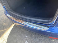 Volkswagen Touran 2003-2010 Rear Bumper Protector Carmos Stainless Steel photo 4