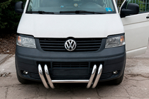 Volkswagen T5 Transporter 2003-2010 Bull Bar ST006-03 Grille (Stainless Steel) photo 2