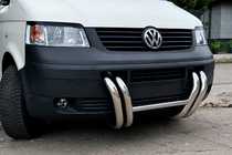 Volkswagen T5 Transporter 2003-2010 Bull Bar ST006-03 Grille (Stainless Steel) photo 5