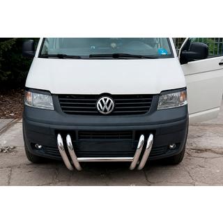 Bull Bar ST006-03 Grille (Stainless Steel) Volkswagen T5 Transporter 2003-2010 photo 2