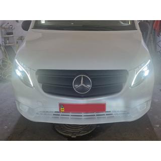 Front headlights V-Class design LED (for Vito, set of 2) Mercedes Vito/V-class W447 2014- photo 4