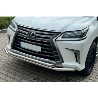 Front Bull Bar ST014 (2015+, Stainless Steel) Lexus LX570/450d 2008-2022 photo 1