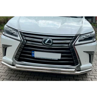 Front Bull Bar ST014 (2015+, Stainless Steel) Lexus LX570/450d 2008-2022 photo 4
