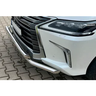 Front Bull Bar ST014 (2015+, Stainless Steel) Lexus LX570/450d 2008-2022 photo 3