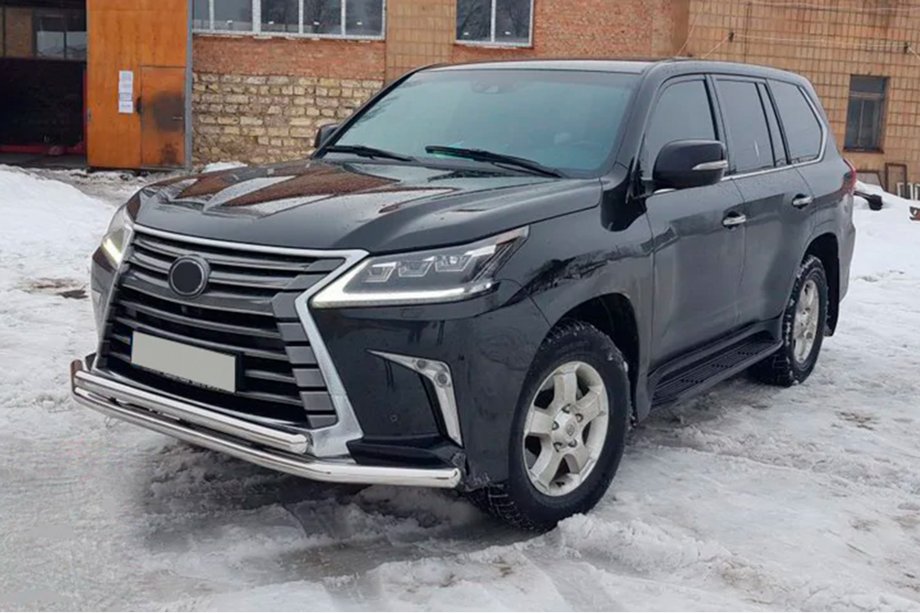 Lexus LX570/450d 2008-2022 Front Bull Bar ST014 (2015+, Stainless Steel) Photo 7