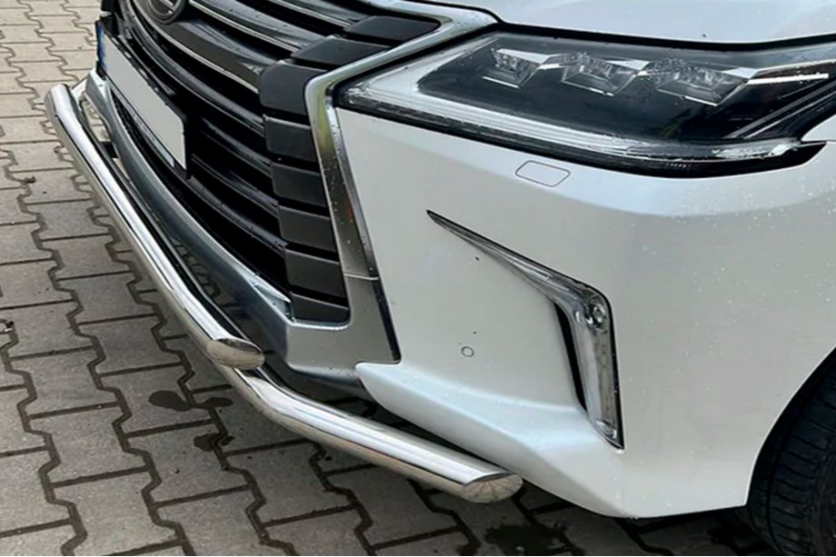 Lexus LX570/450d 2008-2022 Front Bull Bar ST014 (2015+, Stainless Steel) Photo 3