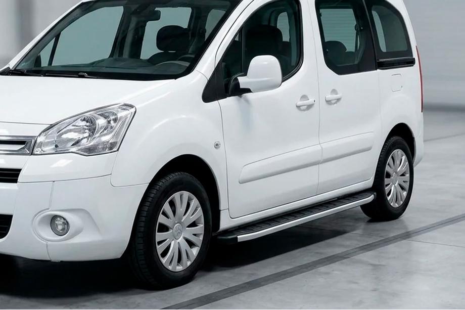 Peugeot Partner Tepee 2008-2018 Side Steps Fullmond (2 pcs, aluminum) Image