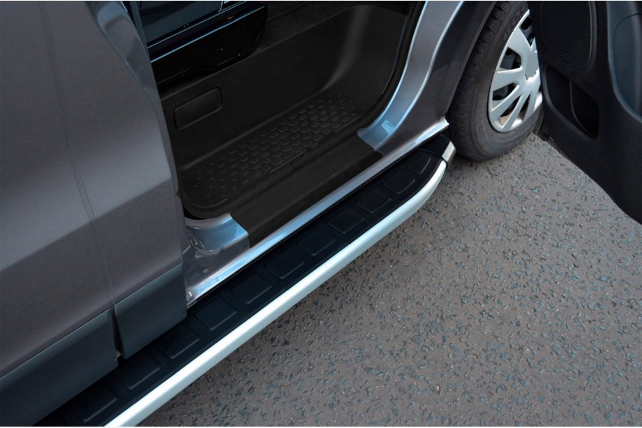 Citroen Nemo 2007-2017 Side Steps Fullmond (2 pcs, Aluminum) Image