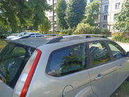 Ford Focus II 2005-2008 Aluminum Roof Rails (Caravan, Chrome) photo 5