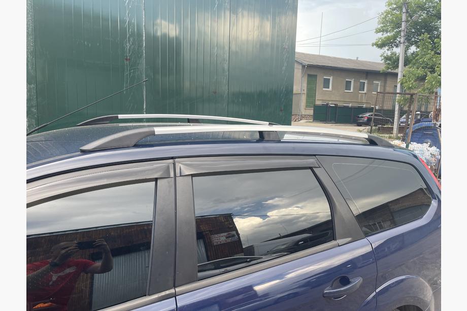 Ford Focus II 2005-2008 Aluminum Roof Rails (Caravan, Chrome) Photo 4