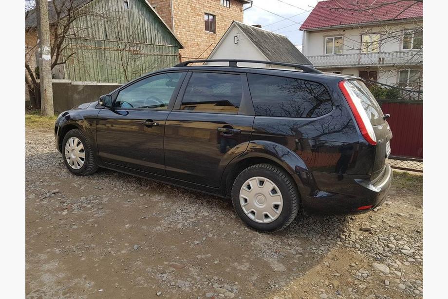 Ford Focus II 2008-2011 Aluminum Roof Rails (Caravan, Black) Photo 2