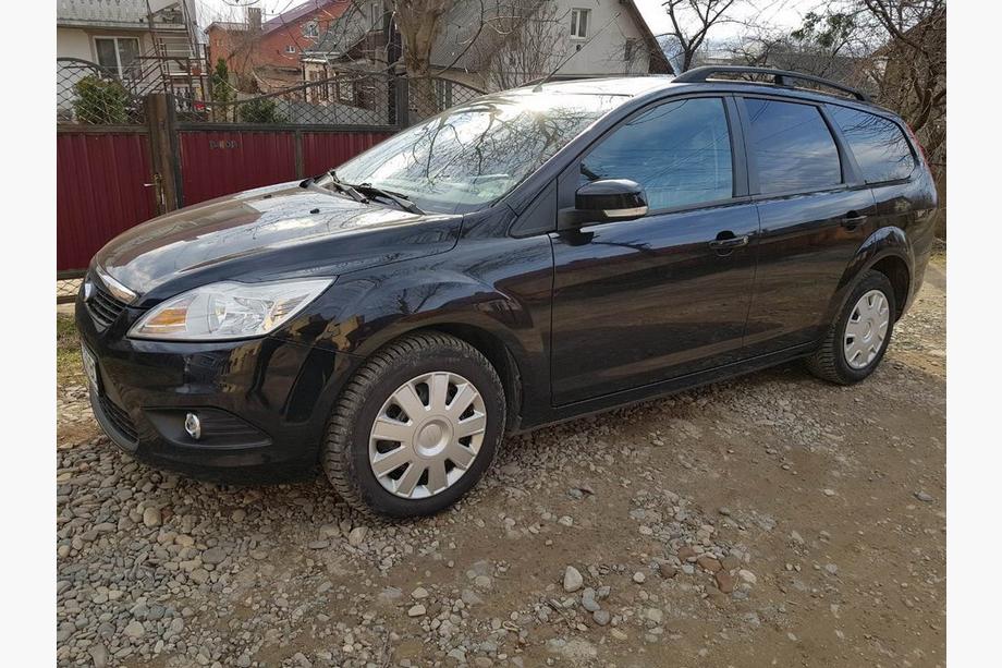 Ford Focus II 2008-2011 Aluminum Roof Rails (Caravan, Black) Photo 3