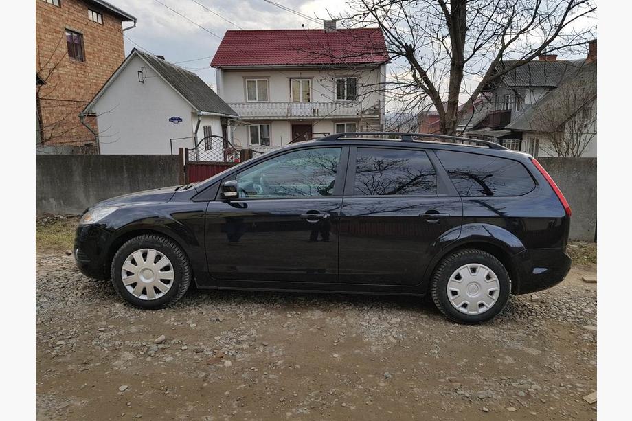 Ford Focus II 2008-2011 Aluminum Roof Rails (Caravan, Black) Photo 4