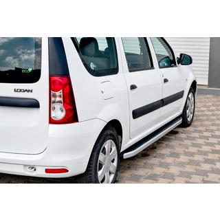 Side Steps Fullmond (2 pcs, aluminum) Dacia Logan MCV 2004-2014 photo 1