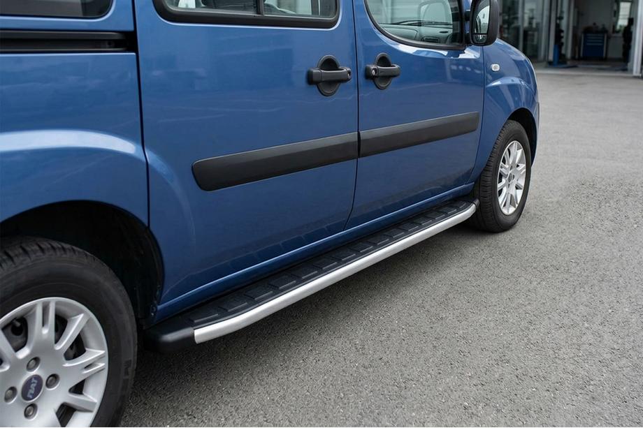 Fiat Doblo I 2001-2005 Side Steps Fullmond (2 pcs, aluminum) Image