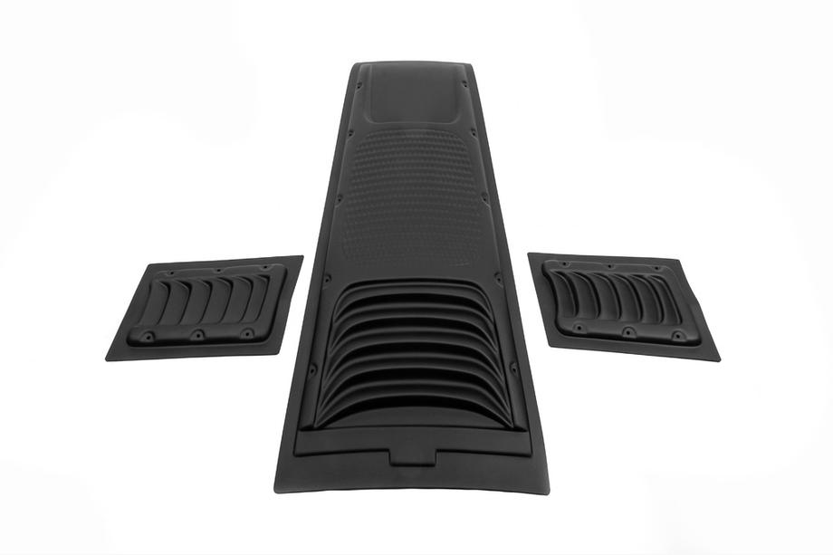 Toyota Hilux 2015- Hood Scoop V1 (ABS) Photo 2