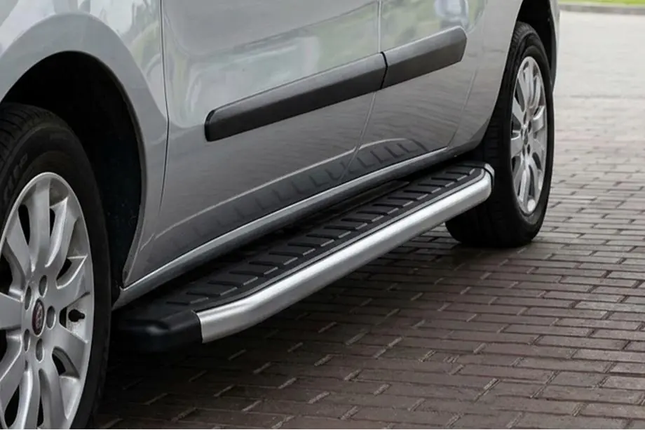 Fiat Doblo II 2010-2022 Side Steps Fullmond (2 pcs, Aluminum) Image