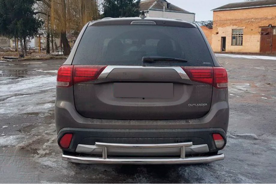 Mitsubishi Outlander 2012-2021 Rear Bar AK004-2 (Stainless Steel) Photo 2