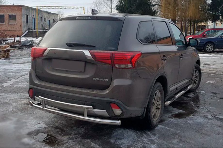 Mitsubishi Outlander 2012-2021 Rear Bar AK004-2 (Stainless Steel) Photo 1