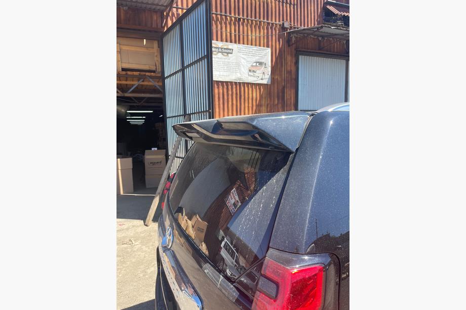 Toyota Land Cruiser Prado 150 2009-2023 Spoiler Insert (over original spoiler) White Photo 5