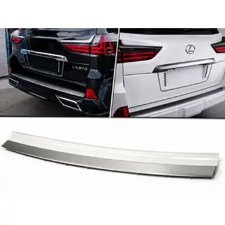 Rear bumper insert with chrome (2016+) Lexus LX570/450d 2008-2022 photo 1