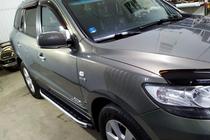 Hyundai Santa Fe 2 2006-2012 Side Steps Fullmond (2 pcs, aluminum) photo 3