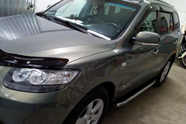 Hyundai Santa Fe 2 2006-2012 Side Steps Fullmond (2 pcs, aluminum) photo 8