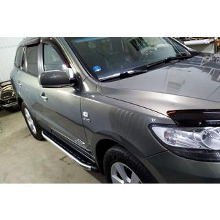 Side Steps Fullmond (2 pcs, aluminum) Hyundai Santa Fe 2 2006-2012 photo 3