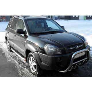 Side Steps Fullmond (2 pcs, aluminum) Hyundai Tucson JM 2004- photo 1