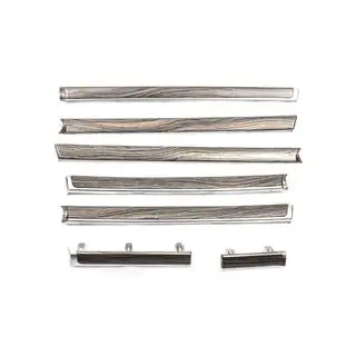 Wood door inserts (dark wood) Toyota Land Cruiser 200 2007-2021 photo 1