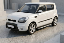Kia Soul I 2008-2013 Side Steps Fullmond (2 pcs, aluminum) photo 1
