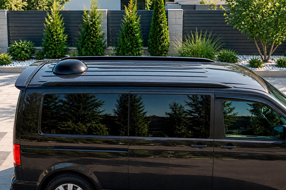 Volkswagen T6 2015-2024 Multivan-style roof rails (primed for painting) Image