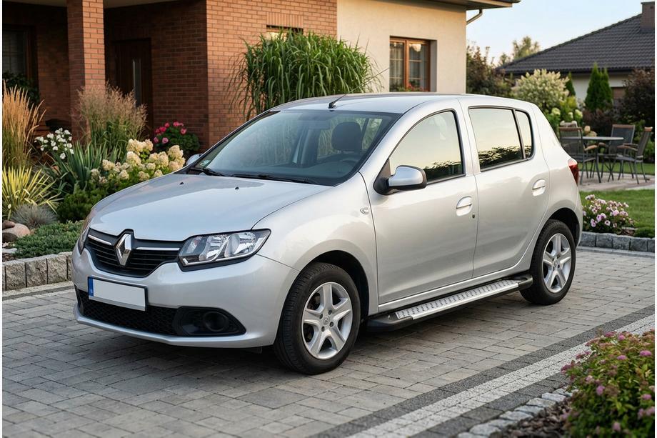 Dacia Sandero 2013-2020 Side Steps X5-Type (2 pcs, Aluminum) Image