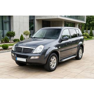 Side Steps Allmond Grey (2 pcs, Aluminum) SsangYong Rexton I 2001-2017 photo 1