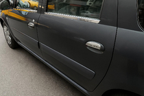 Dacia Logan MCV 2004-2014 Exterior Window Trim Stainless Steel (4 pcs) Carmos - Turkish Stainless Steel photo 5