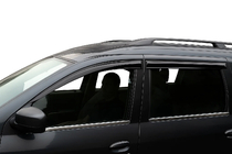 Dacia Logan MCV 2004-2014 Exterior Window Trim Stainless Steel (4 pcs) Carmos - Turkish Stainless Steel photo 4