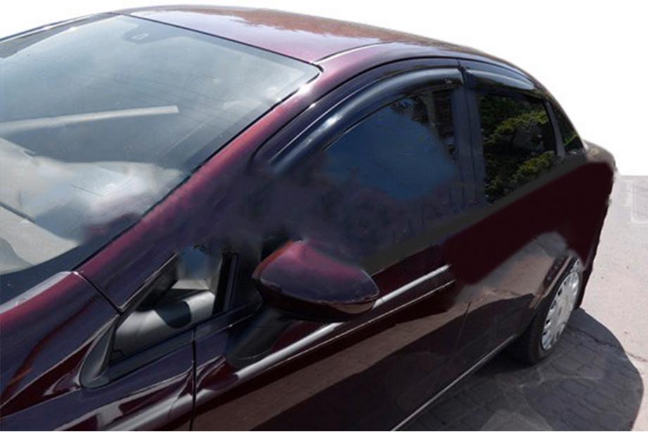 Fiat Linea 2006-2018 Window Deflectors (4 pcs, HIC) Image