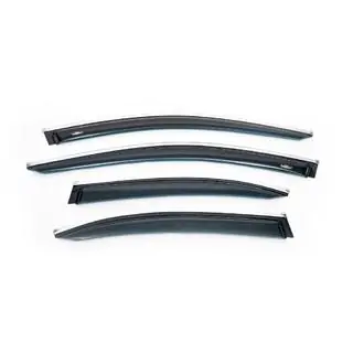 Window Deflectors with Chrome Trim SD (4 pcs, HIC) photo 2