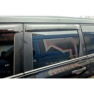 Window Deflectors (4 pcs, HIC) Nissan X-trail T30 2002-2007 photo 3