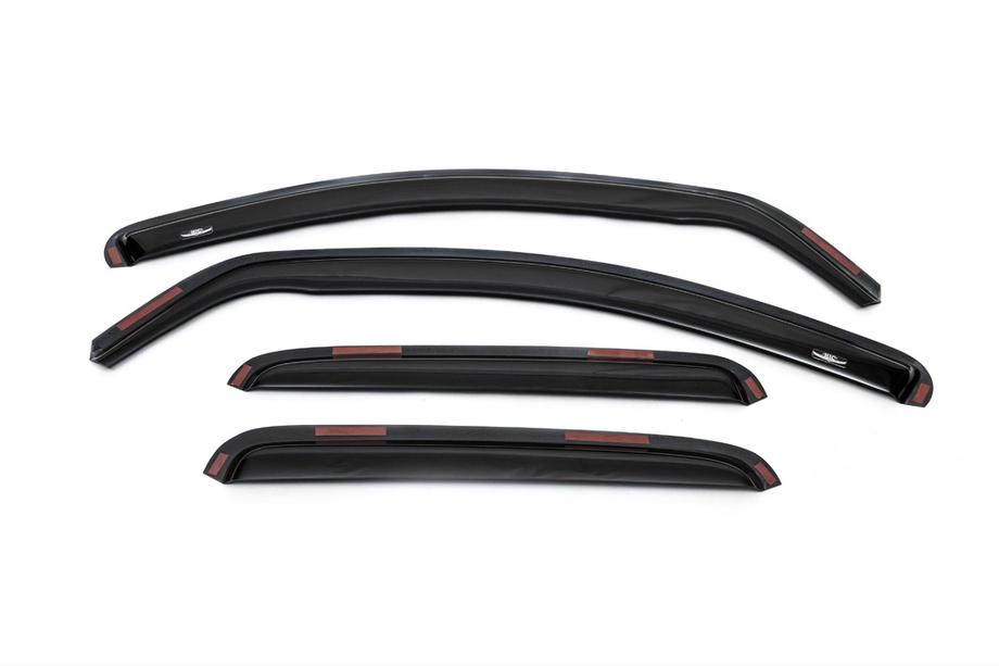 Renault Duster 2008–2017 In-channel window deflectors (4 pcs, HIC) Photo 1