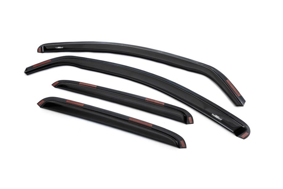 Renault Duster 2008–2017 In-channel window deflectors (4 pcs, HIC) Photo 2